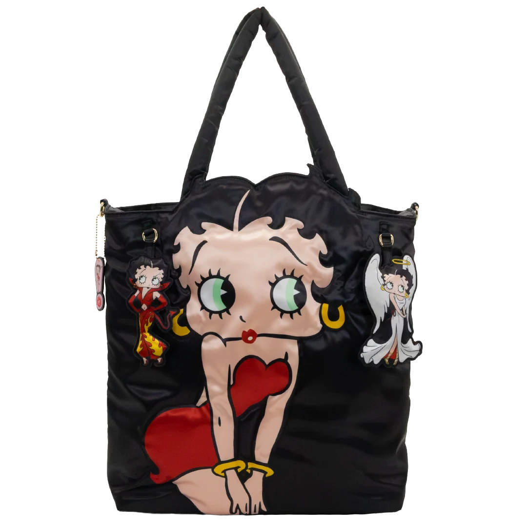 Betty Boop Naughty Vs. Nice Oversized Tote Bag