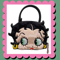 Betty Boop Head Crossbody Bag