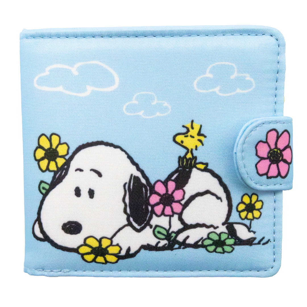 Peanuts Sherbet Spring Padded Nylon Bi-Fold Wallet image 1