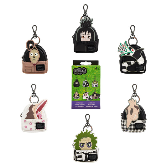 Beetlejuice Exclusive Cosplay Mystery Mini Backpack Keychain Charm image 0