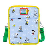 Peanuts 75th Anniversary Color Block Denim & Canvas Convertible Bag image 5