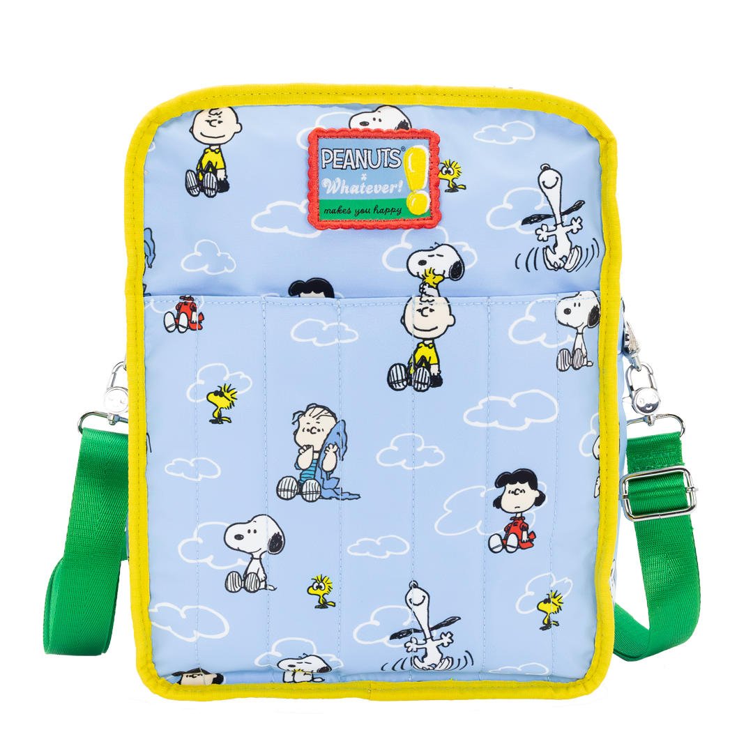 Peanuts 75th Anniversary Color Block Denim & Canvas Convertible Bag image 5