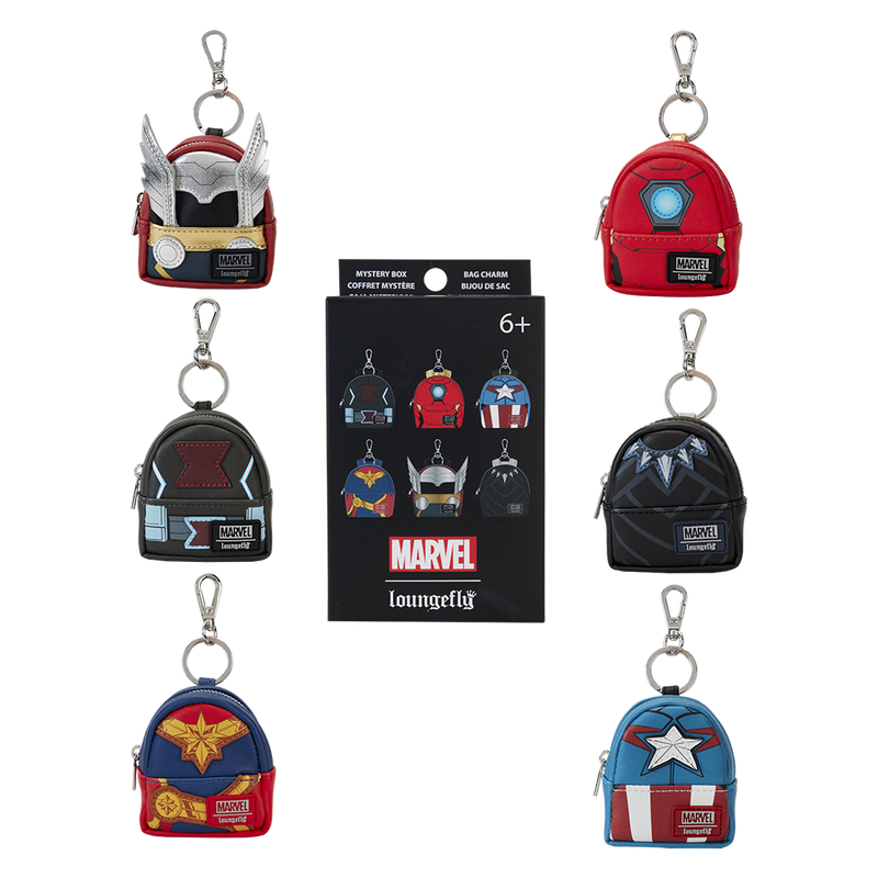 Marvel Avengers Cosplay Mystery Mini Backpack Keychain Charm image 0