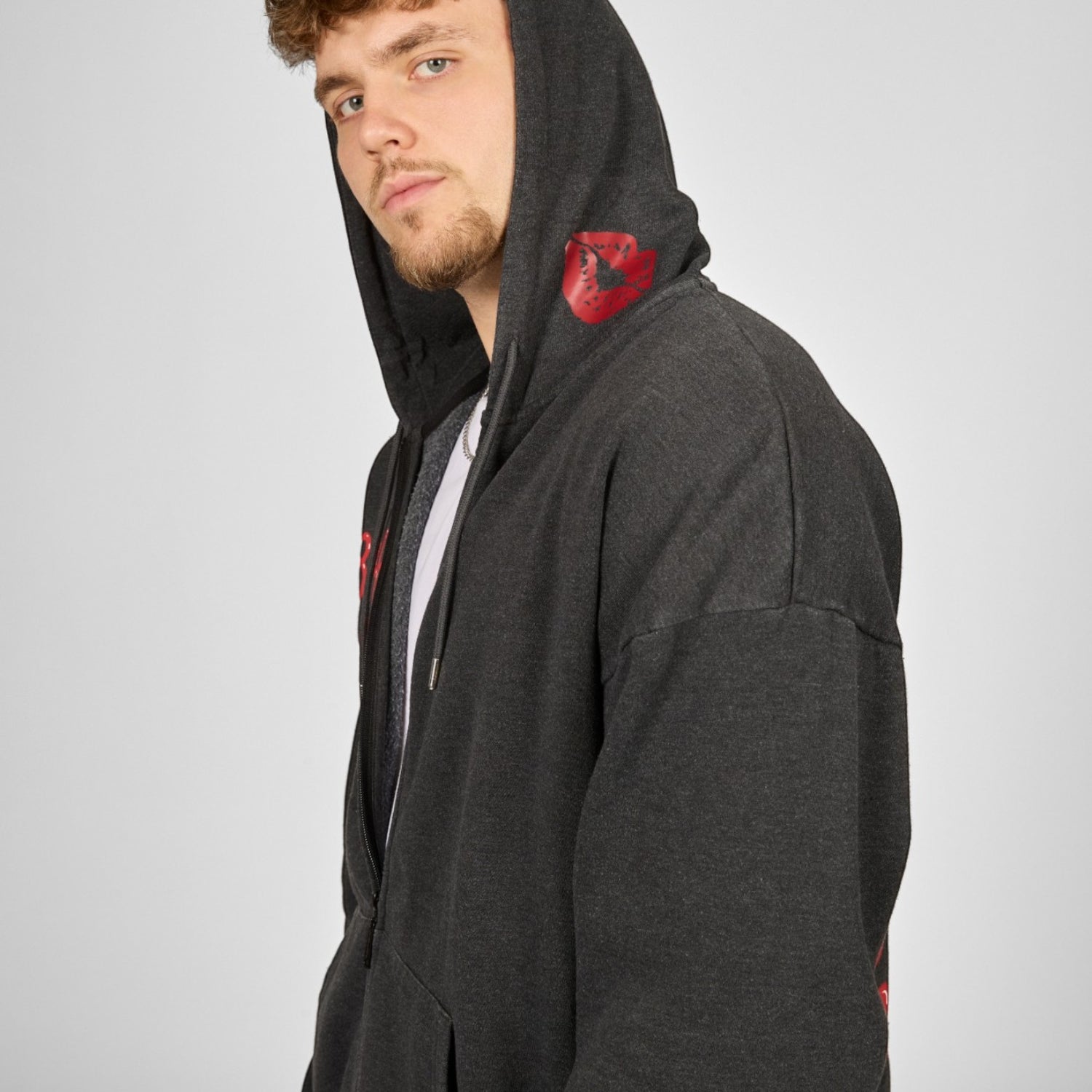 Betty Boop Biker Hoodie image 2