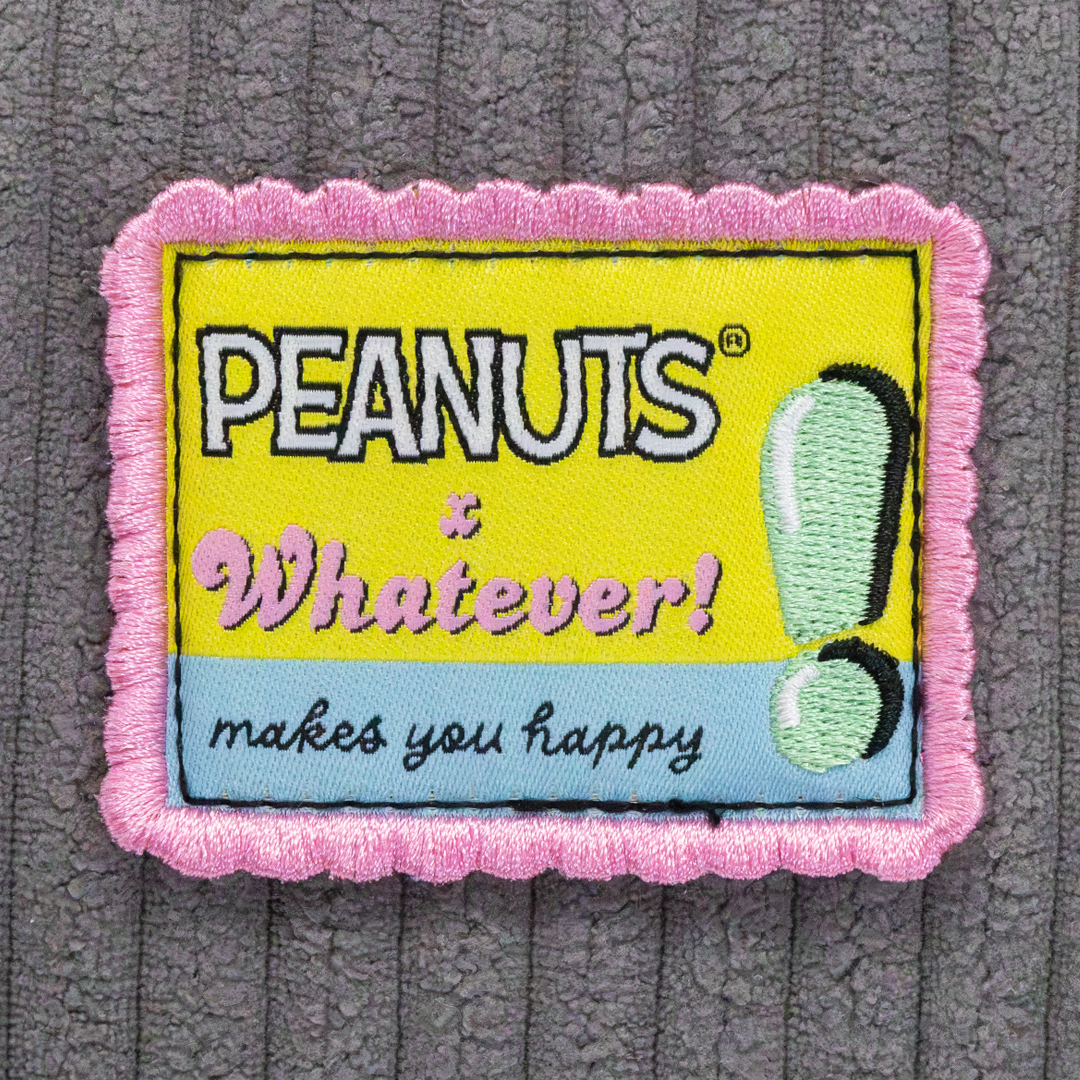 Peanuts Sherbet Spring Pins and Patches Corduroy Baguette Bag image 8