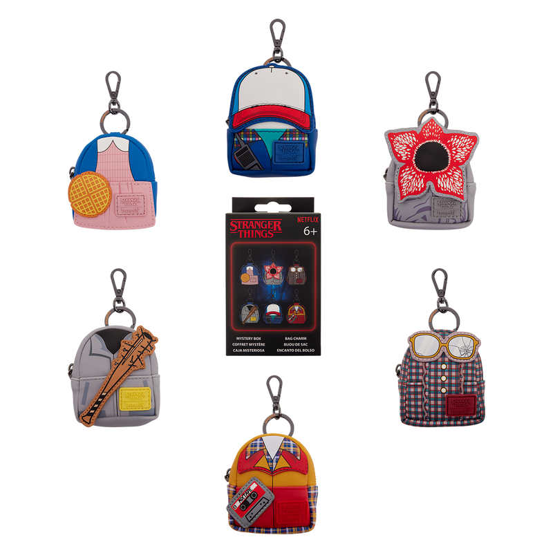 Stranger Things Mystery Mini Backpack Keychain Charm image 0