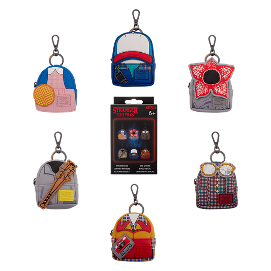Stranger Things Mystery Mini Backpack Keychain Charm image 0