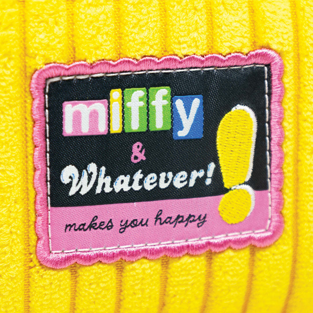 Miffy Corduroy Baguette Crossbody Bag with Bag Charm image 7