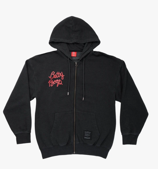 Betty Boop Biker Hoodie image 4