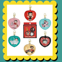 Betty Boop Mystery Box Heart Compact Mirror Bag Charms