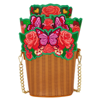 Loungefly Flower Basket Figural Crossbody image 0