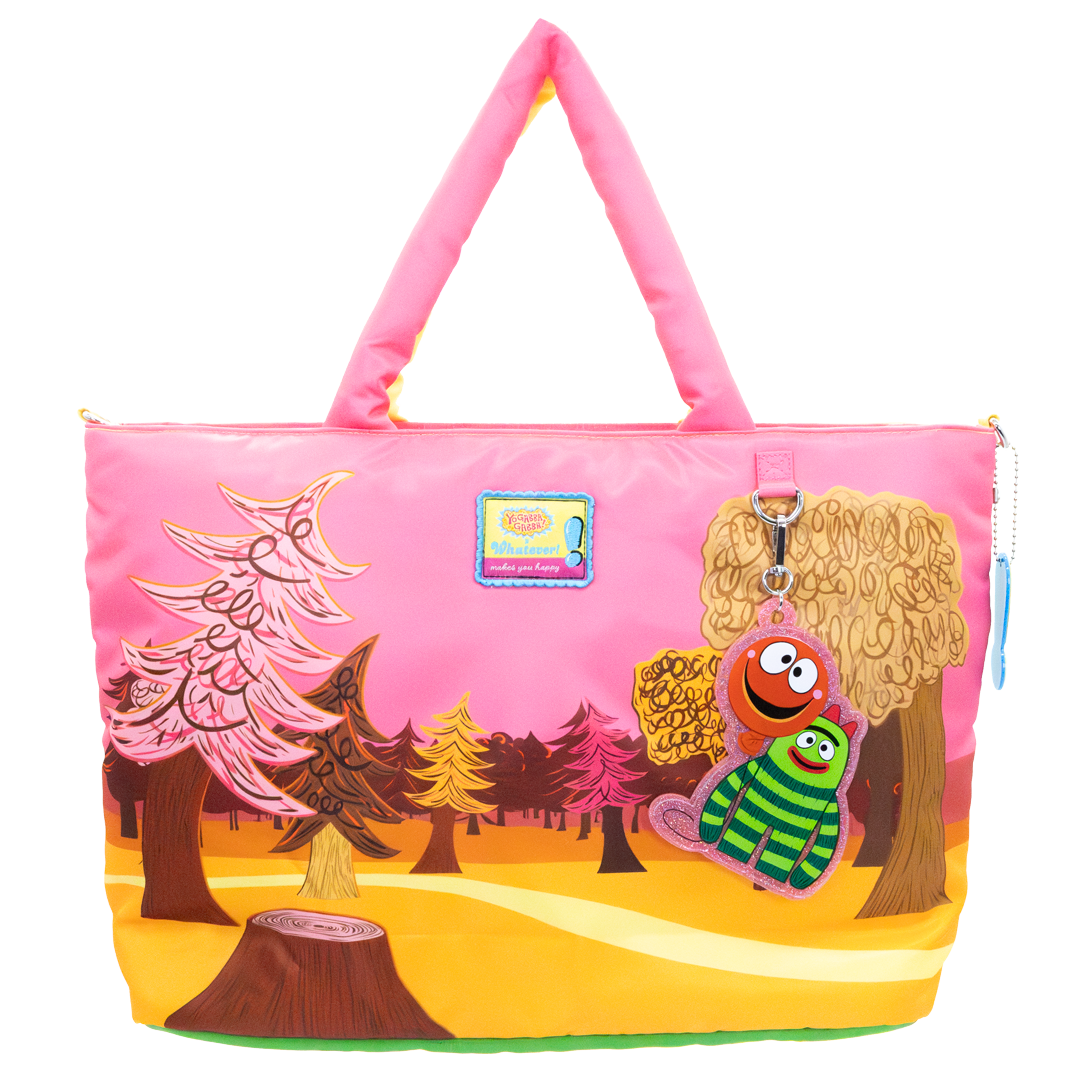 Yo Gabba Gabba Lands Double Sided Puffy Tote Bag image 2