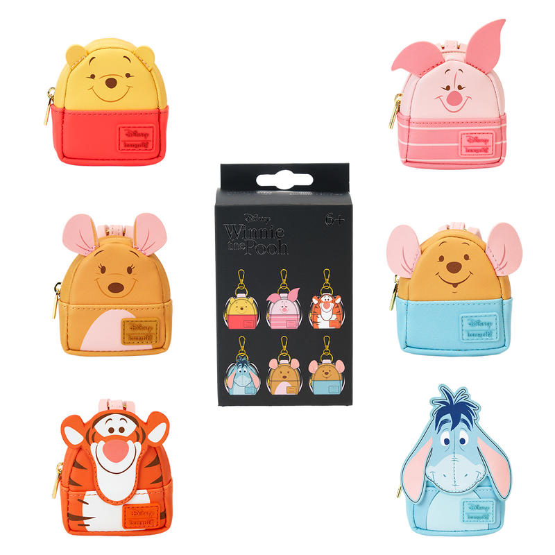 Loungefly Winnie The Pooh & Friends Cosplay Mystery Mini Backpack Keychain Charm image 0