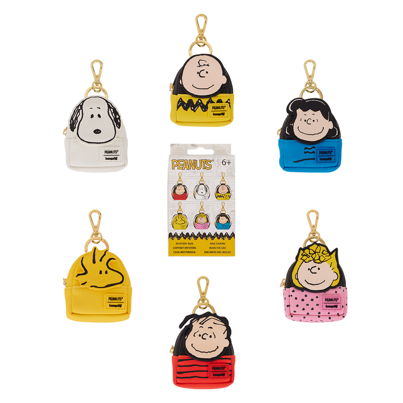 Peanuts Gang Cosplay Mystery Mini Backpack Keychain Charm image 0