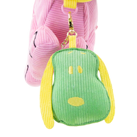 Peanuts Sherbet Spring Mystery Box Snoopy Head Padded Corduroy Bag Charms image 3