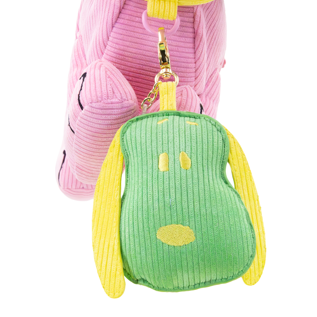 Peanuts Sherbet Spring Mystery Box Snoopy Head Padded Corduroy Bag Charms image 3