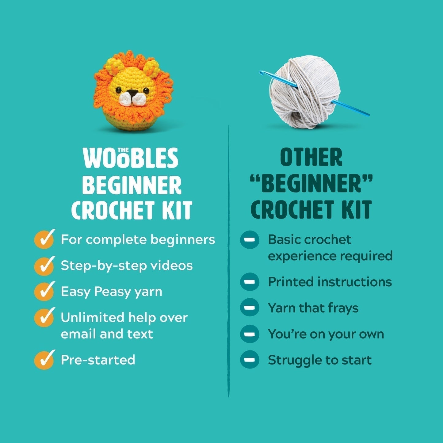 The Woobles x Harley Quinn™ Crochet Kit image 4