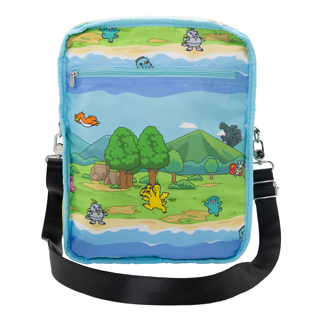 Chibi Godzilla Raids Again Reversible/Convertible Crossbody Bag image 6