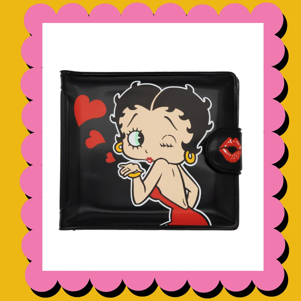 Betty Boop Padded Vinyl Snap Wallet image 0