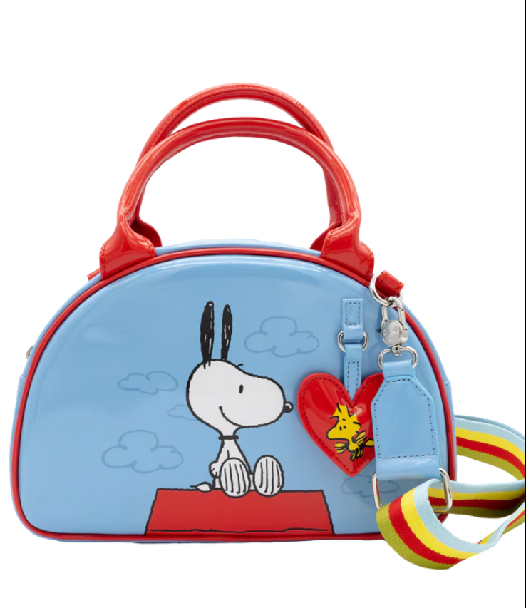 Peanuts 75th Anniversary Snoopy “Happiness Is a Good Friend” Bowler Bag image 2