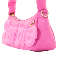 Barbie California Dreamin’ Logo Padded Baguette Bag image 2