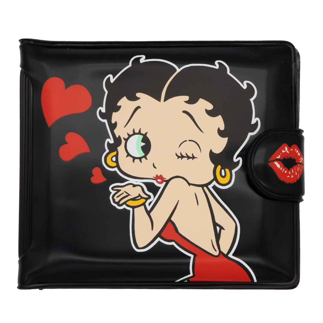 Betty Boop Padded Vinyl Snap Wallet image 1