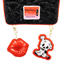 Betty Boop Quilted Heart Trinket Backpack w/ Acrylic Charms image 3