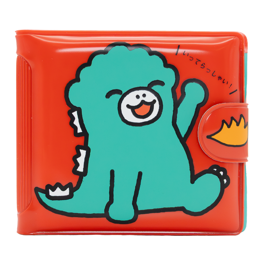 Chibi Godzilla Raids Again Father & Son Padded Vinyl Snap Wallet image 1