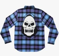 Masters of the Universe Skeletor Glow Flannel image 5