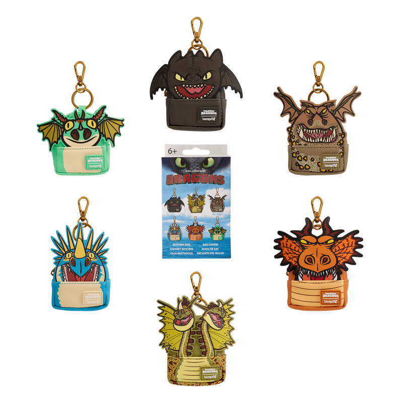 How To Train Your Dragon Cosplay Mystery Mini Backpack Keychain Charm image 0