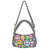 Peanuts Sherbet Spring Pins and Patches Corduroy Baguette Bag image 4
