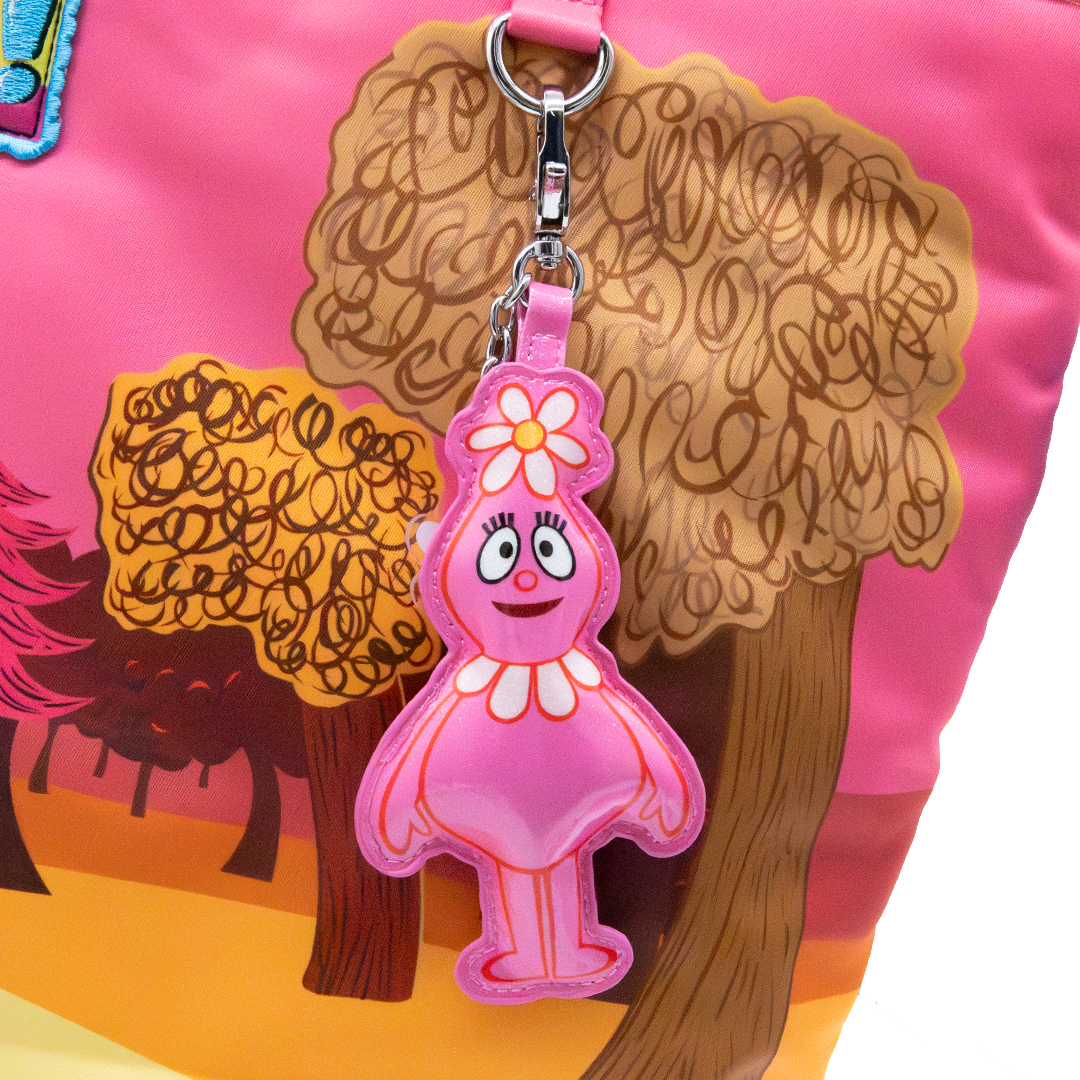 Yo Gabba Gabba Mystery Bag Glitter Vinyl Characters Padded Bag Charms image 2