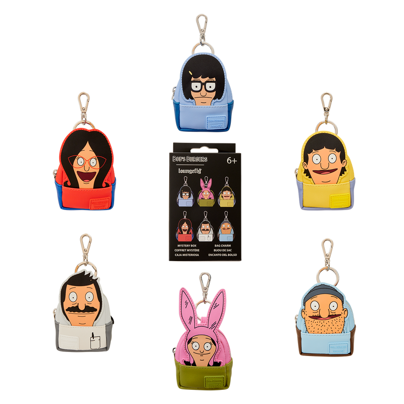 Bob's Burgers Cosplay Mystery Mini Backpack Keychain Charm image 0