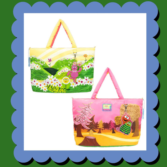 Yo Gabba Gabba Lands Double Sided Puffy Tote Bag image 0
