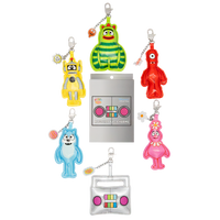Yo Gabba Gabba Mystery Bag Glitter Vinyl Characters Padded Bag Charms image 1
