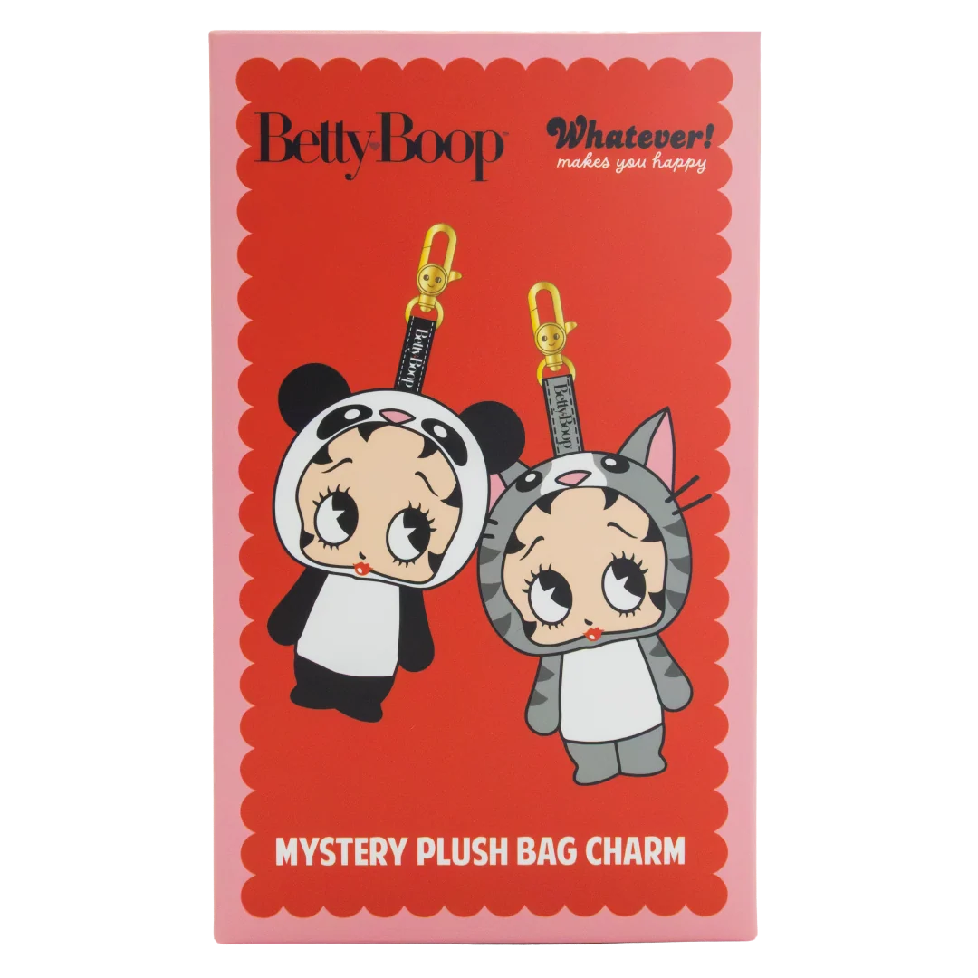 Betty Boop Mystery Box Silicone Face Plush Bag Charms