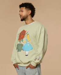Alice in Wonderland Embroidered Crewneck