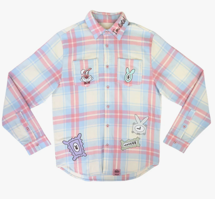 Alice in Wonderland White Rabbit Flannel