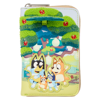 Bluey Backyard Zip-Around Wallet