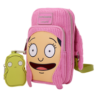 Bob's Burgers Louise Cosplay Cell Phone Crossbody Bag with Glow Coin Bag