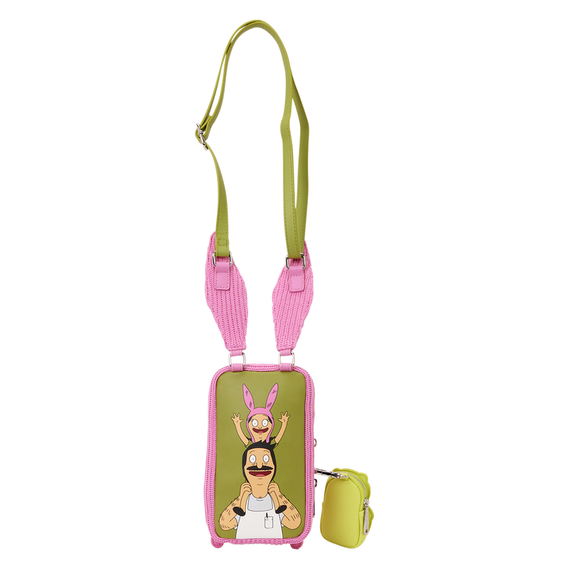 Bob's Burgers Louise Cosplay Cell Phone Crossbody Bag with Glow Coin Bag