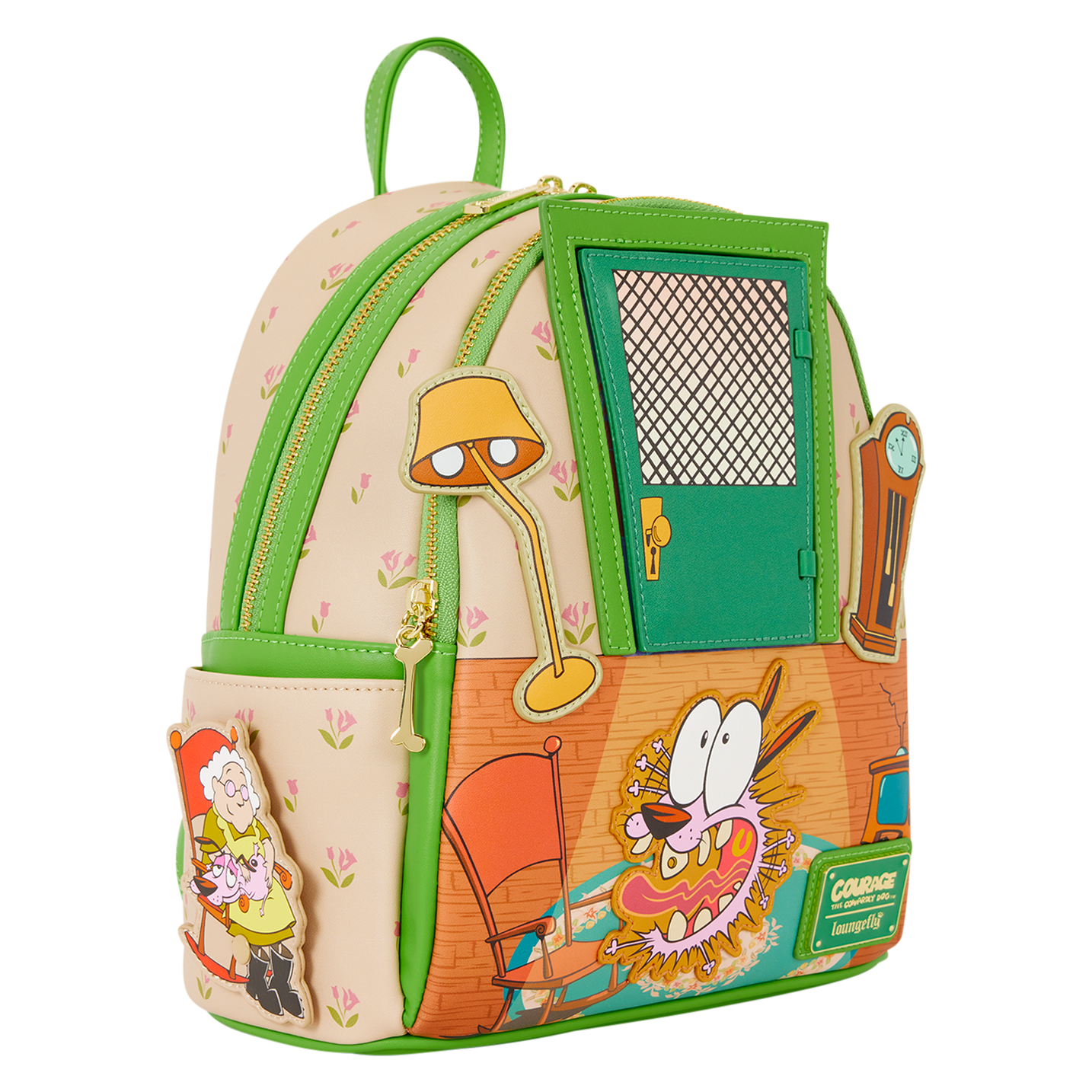 Courage the Cowardly Dog Lenticular Mini Backpack