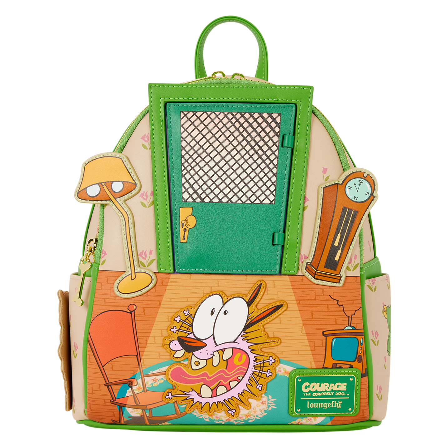 Courage the Cowardly Dog Lenticular Mini Backpack