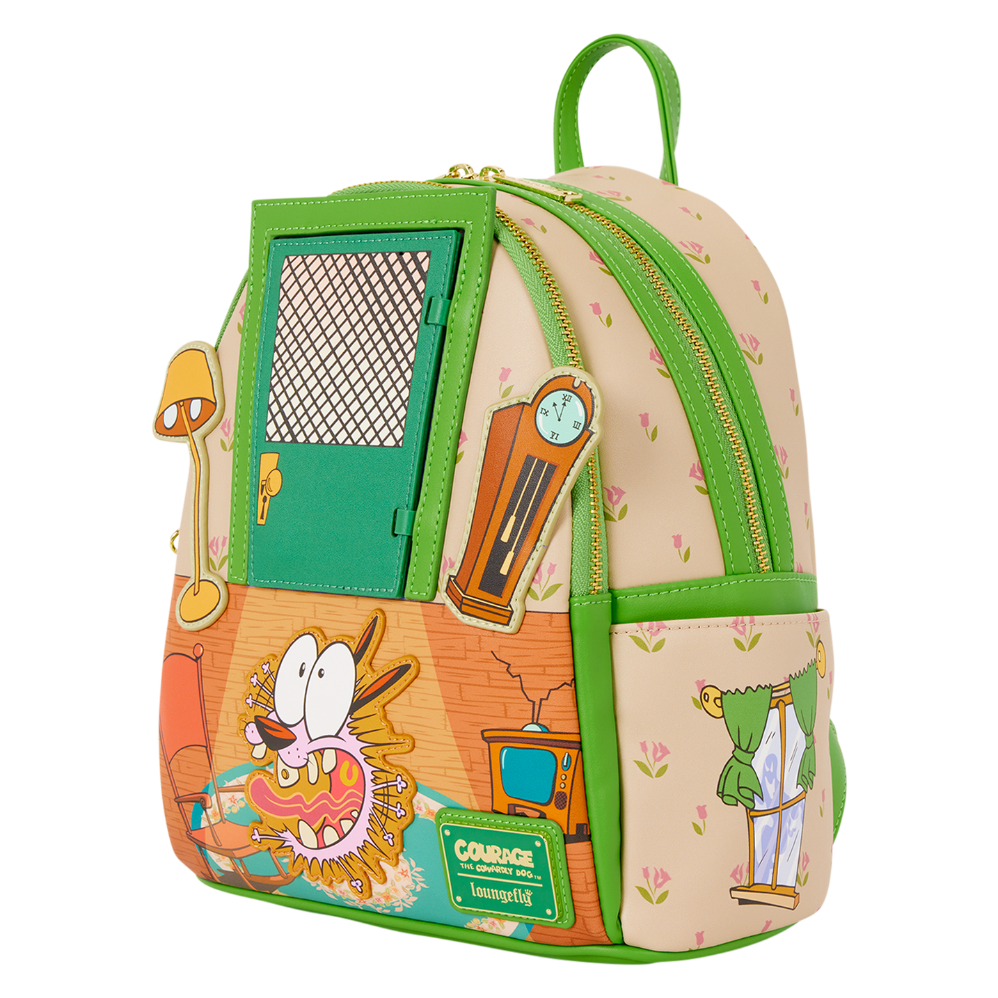 Courage the Cowardly Dog Lenticular Mini Backpack