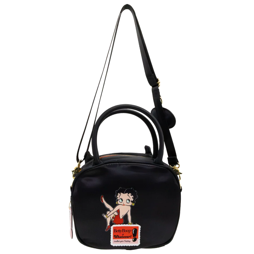 Betty Boop Head Crossbody Bag