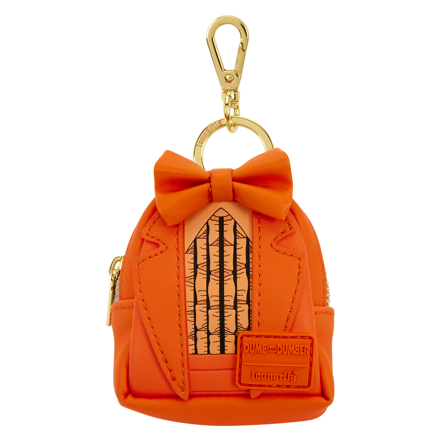 Dumb & Dumber Suit Reversible Mini Backpack Keychain Charm