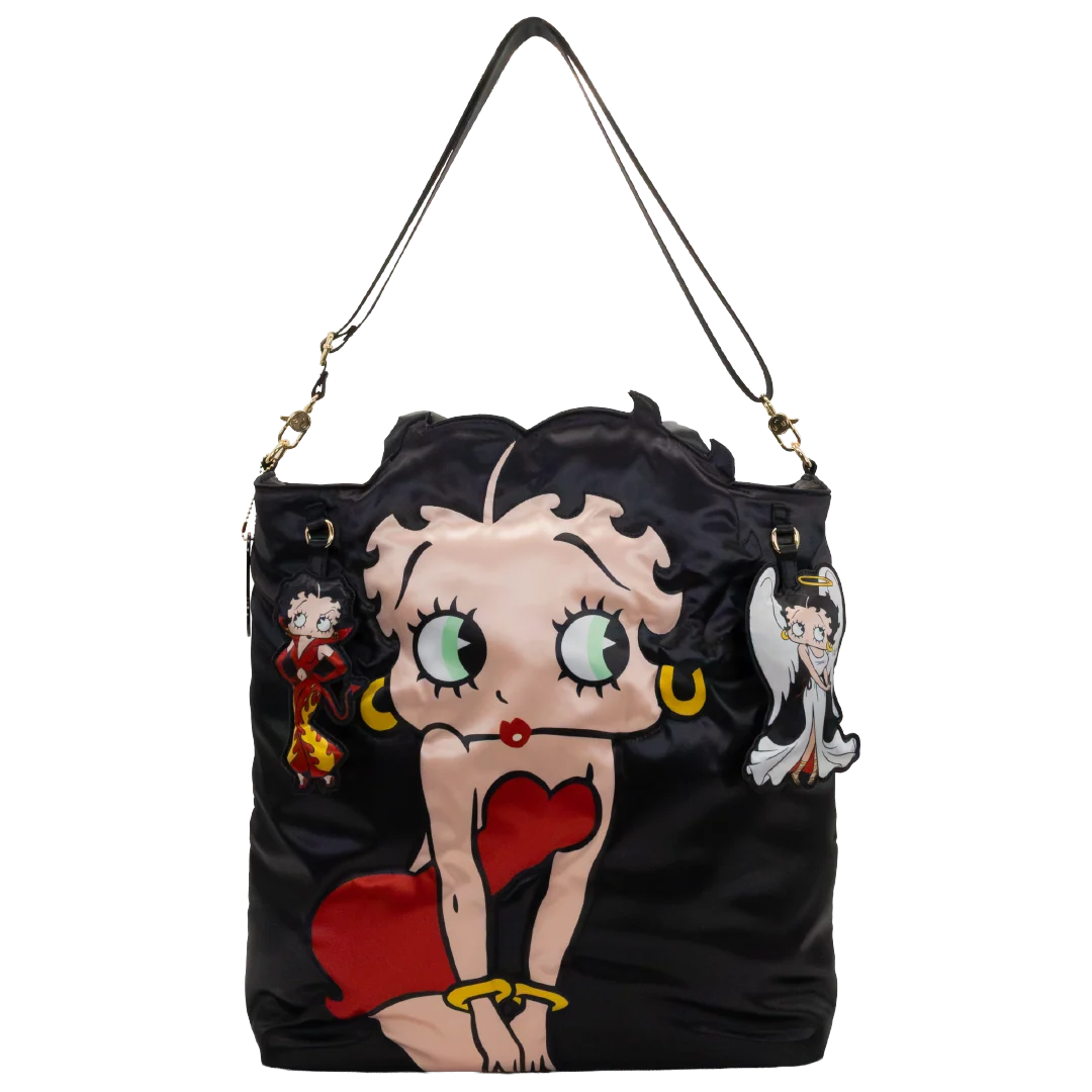 Betty Boop Naughty Vs. Nice Oversized Tote Bag