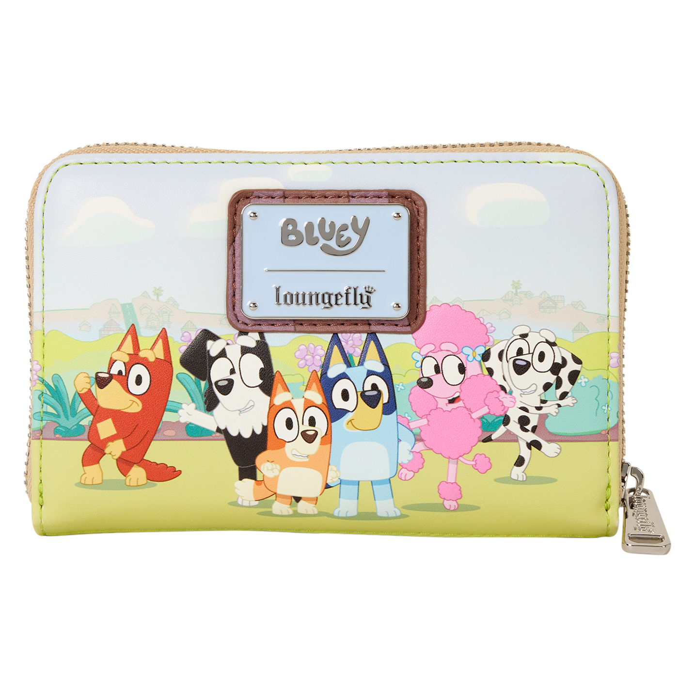 Bluey Backyard Zip-Around Wallet