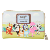 Bluey Backyard Zip-Around Wallet