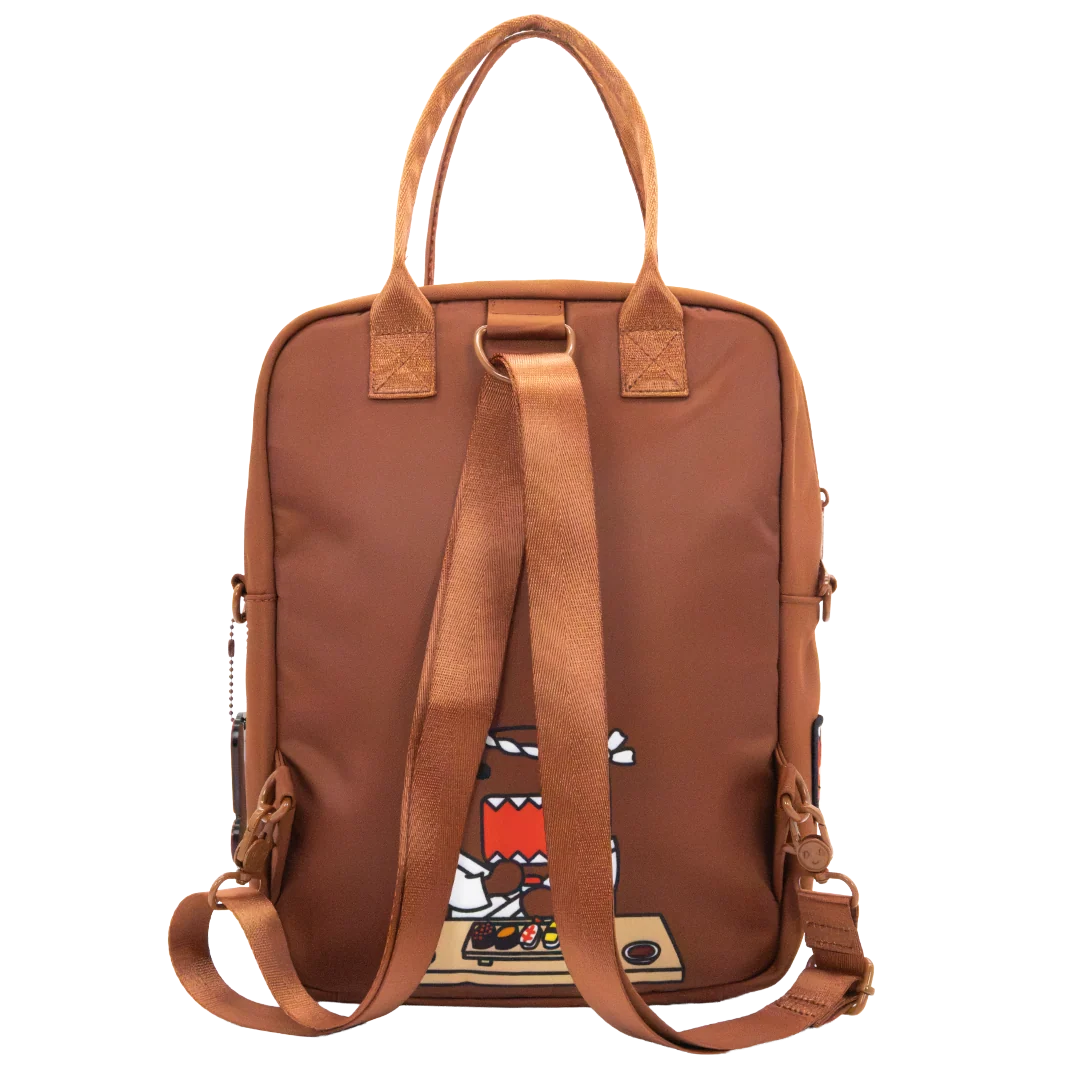 Domo Convertible ITA Square Backpack with Bag Charm